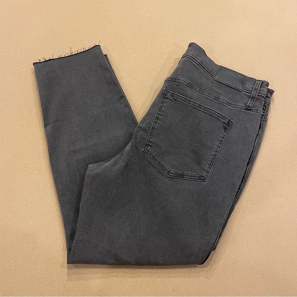 Women’s Madewell Dark Gray Wash Stovepipe Jeans Size 32P New With Tags - Picture 1 of 13